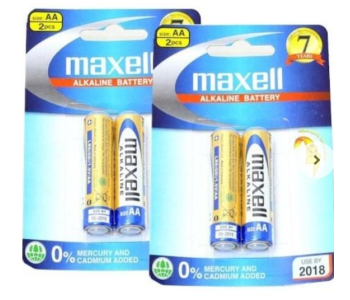 THÙNG PIN TIỂU AA 1.5v MAXELL ALKALINE 1.5V LR6(GD) 2B - VIÊN, VỈ, HỘP, THÙNG - HÀNG CHÍNH HÃNG - BẢN SỈ