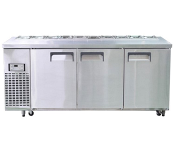 Bàn mát Salad 3 cánh Happys HWI-1800S-F 1,8m - Có quạt