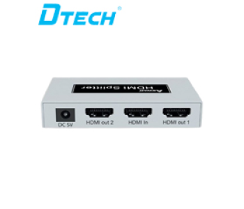 Bộ chia HDMI 1 vào 2 ra 4K Dtech DT-7142A
