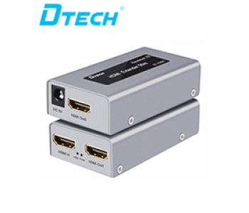 Bộ nối dài HDMI 50M qua cáp mạng Dtech DT-7009C