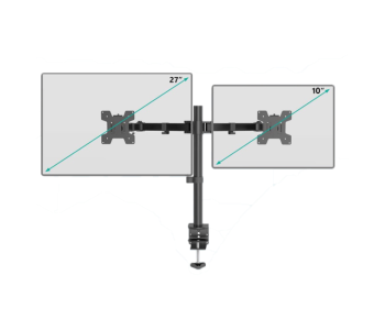 Giá treo ERGOTEK EZ2 - 2 Màn Hình Giống Nhau (17inch - 27inch)