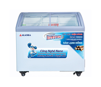 Tủ đông nắp kính cong Alaska Inverter 248 lít KC-210CI