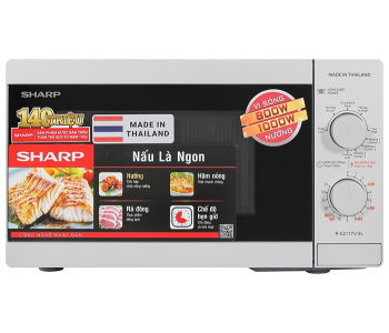 Lò vi sóng Sharp R-G211TV-SL(21 lít, Thái Lan, có nướng)