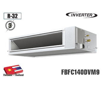 Máy lạnh âm trần nối ống gió Daikin Inverter 5HP FBFC125DVM9/RZFC125DY1 3 pha