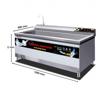 Máy Rửa Chén Bát Công Nghiệp Siêu Âm Texgio TGU-1500XS
