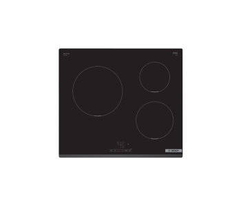 Bếp từ 3 Vùng nấu Bosch PUC631BB5E - Seri 4 - 60cm Màu đen