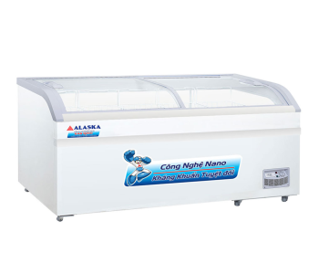 Tủ đông kính lùa cong Alaska Inverter 550 lít KC-550CI