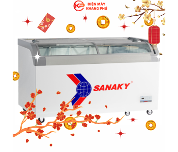 Tủ Đông Mặt Kính Cong Sanaky 500 lít VH-888KA