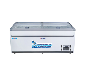 Tủ đông nằm kính phẳng Alaska 650 lít KN-650