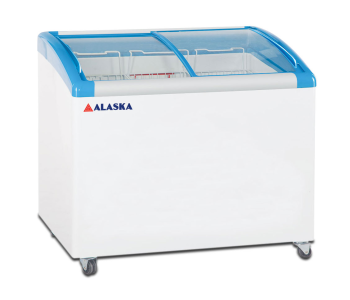 Tủ đông nắp kính cong Alaska 355 lít KC-203S