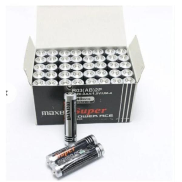 THÙNG PIN ĐŨA AAA 1.5v MAXELL SUPERPƠER R03P(AR) 2P - HÀNG CHÍNH HÃNG