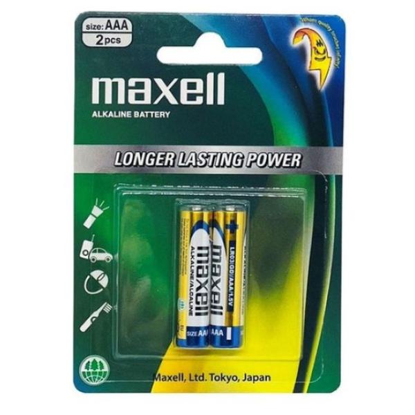 THÙNG PIN TIỂU AA 1.5v MAXELL ALKALINE 1.5V LR03(GD) 2B - VIÊN, VỈ, HỘP, THÙNG - HÀNG CHÍNH HÃNG