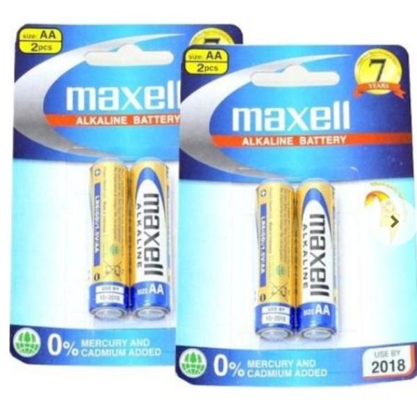 THÙNG PIN TIỂU AA 1.5v MAXELL ALKALINE 1.5V LR6(GD) 2B - VIÊN, VỈ, HỘP, THÙNG - HÀNG CHÍNH HÃNG - BẢN SỈ