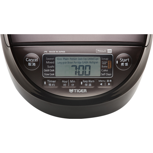 Nồi cơm điện tử cao tần áp suất Tiger JPK-W10W 1 lít