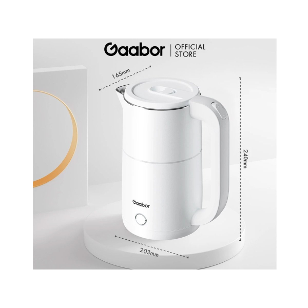 Ấm siêu tốc Gaabor 2L EK20M-WH01A/WH02A