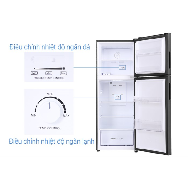 Tủ lạnh Aqua Inverter 212 Lít AQR-T239FA(HB)