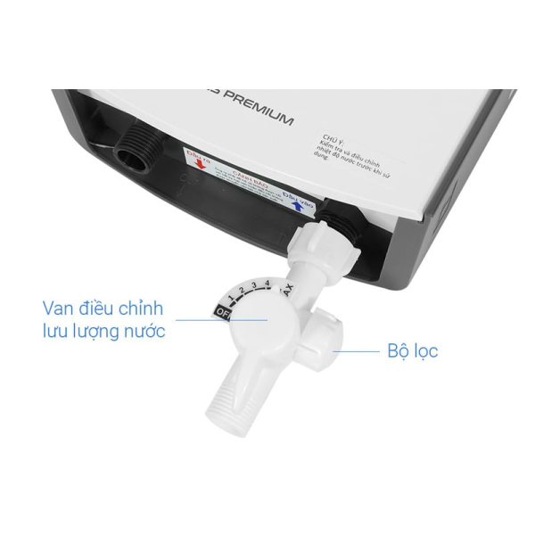 Máy nước nóng trực tiếp Ariston AURES PREMIUM 4.5P IVORY
