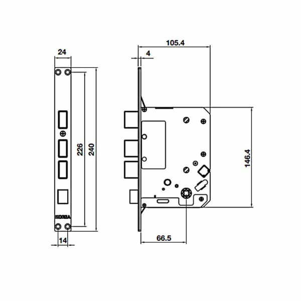 Khóa điện tử Hafele EL7800 PLUS (912.20.569)