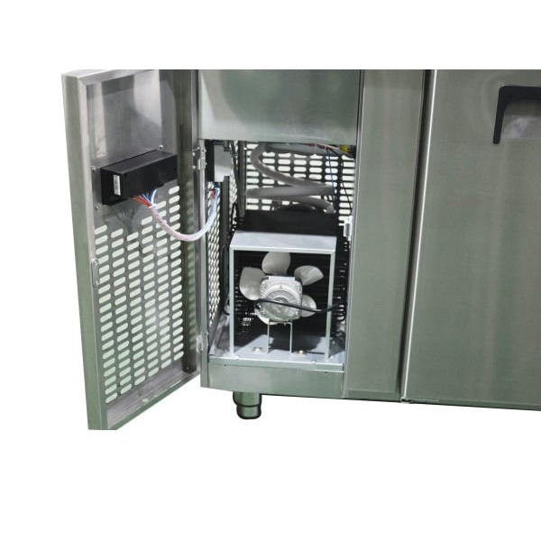 Bàn đông inox công nghiệp cao cấp Happys HWI-1200TF - Có quạt