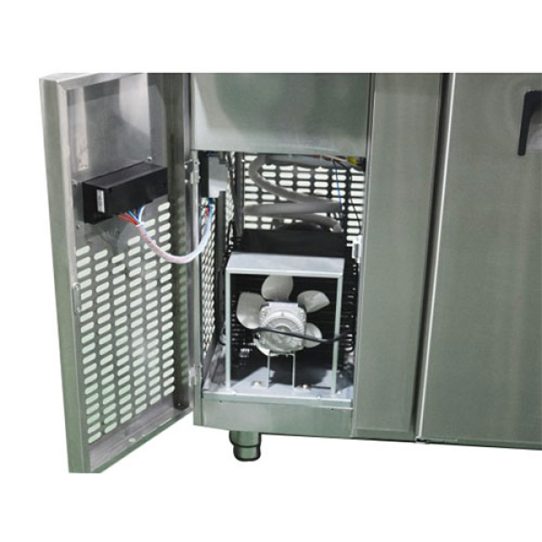 Bàn mát inox công nghiệp cao cấp Happys HWI-1500TR - Có quạt