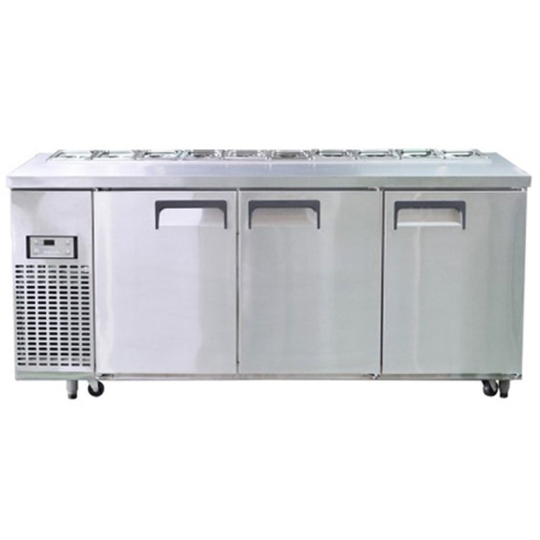 Bàn mát Salad 3 cánh Happys HWI-1800S-F 1,8m - Có quạt