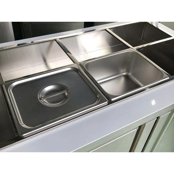 Bàn mát salad 1m8 KISTEM KIS-XDB18R (Làm Lạnh Trực Tiếp)