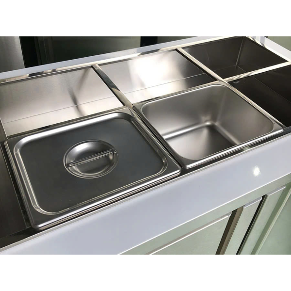 Bàn mát salad 1m8 KISTEM KIS-XDB18R (Làm Lạnh Trực Tiếp)