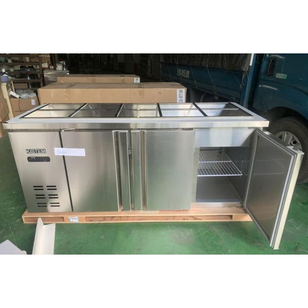 Bàn mát salad 1m8 KISTEM KIS-XDB18R (Làm Lạnh Trực Tiếp)