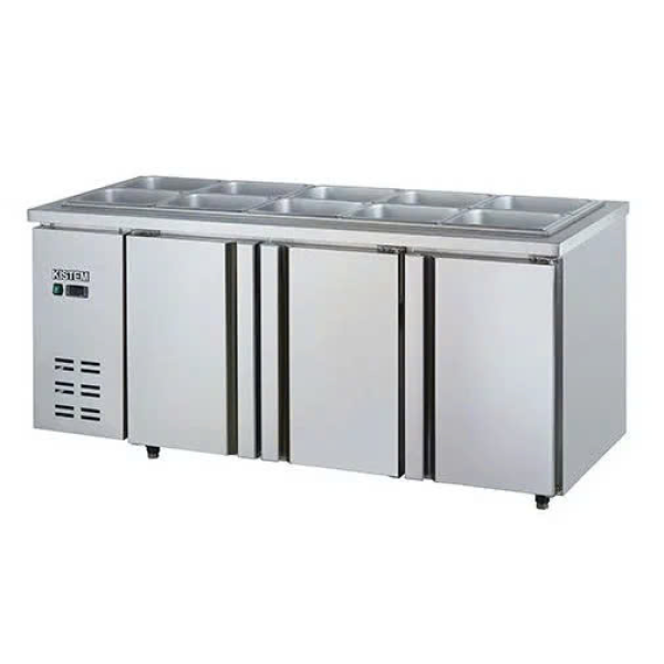 Bàn mát salad 1m8 KISTEM KIS-XDB18R (Làm Lạnh Trực Tiếp)