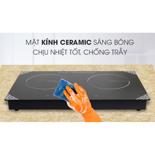 Bếp điện từ đôi Kangroo KG498N