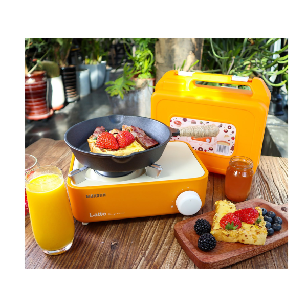  Bếp ga mini Maxsun Latte - Cam