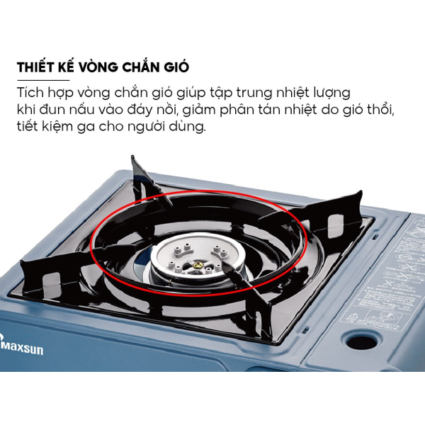 Bếp ga mini Maxsun MS-520 - Hộp plastic