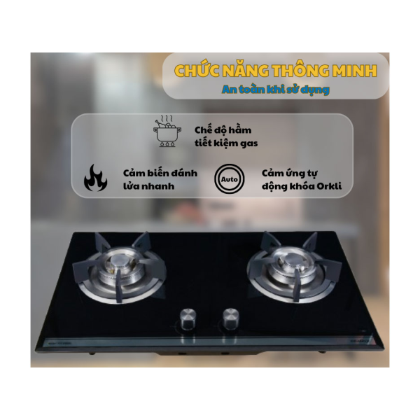 Bếp gas âm GrandX GX GS288
