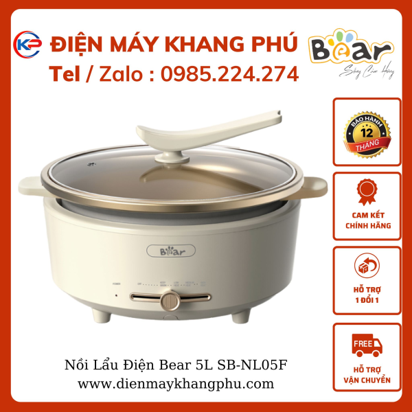 Nồi Lẩu Điện Bear 5L SB-NL05F