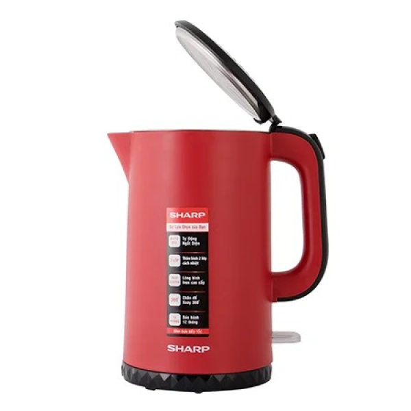 Bình đun siêu tốc Sharp EKJ-17EVPS-WH/BK/RD/PK