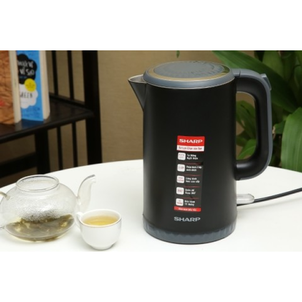 Bình đun siêu tốc Sharp EKJ-17EVPS-WH/BK/RD/PK
