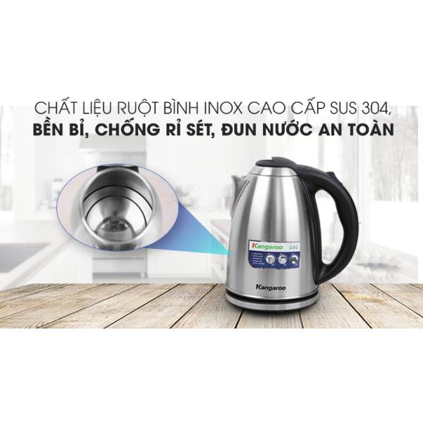 Bình đun siêu tốc Kangaroo 2 Lít KG-20SK3
