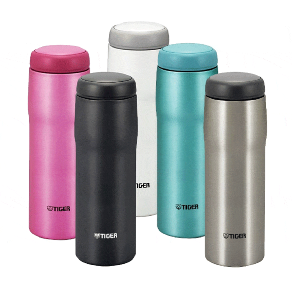 Bình giữ nhiệt inox 480ml Tiger nắp bật MMJ-A480 WM/XC/AM/PB/TC
