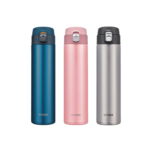 Bình giữ nhiệt inox 600ml Tiger nắp bật MMJ-A601 AM/PB/XC