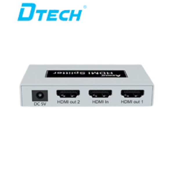 Bộ chia HDMI 1 vào 2 ra 4K Dtech DT-7142A