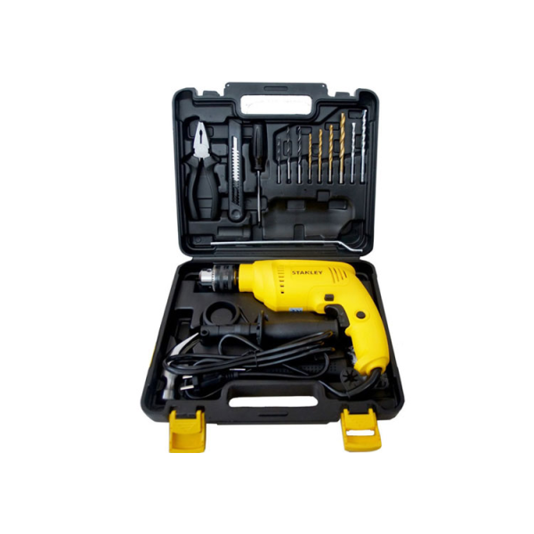 Bộ máy khoan động lực Stanley SDH600KV kèm 13 phụ kiện