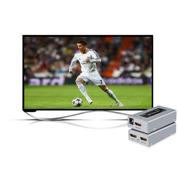 Bộ nối dài HDMI 50M qua cáp mạng Dtech DT-7009C