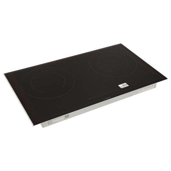 Bếp từ đôi âm Bosch PPI8256XVN, Seri 8-78 cm Màu đen, Có viền nhôm - Mới
