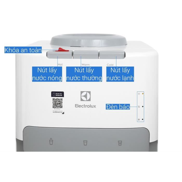 Cây nước nóng lạnh Electrolux EDBMFACWF 530W