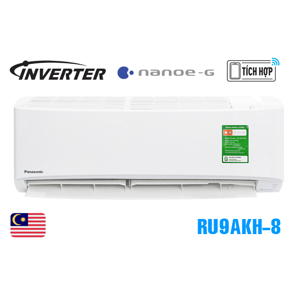 Máy lạnh Panasonic Inverter 1.0hp CU/CS-RU9AKH-8 (Model 2024)