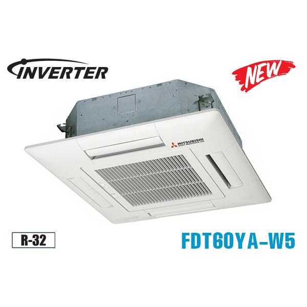 Điều hòa âm trần 4 hướng Mitsubishi Heavy Inverter 21000Btu FDT60YA-W5 (điều khiển dây)