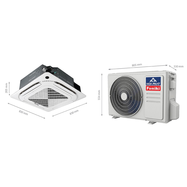 Điều hòa âm trần Funiki 1 chiều 36.000 BTU Inverter CIC36MMC