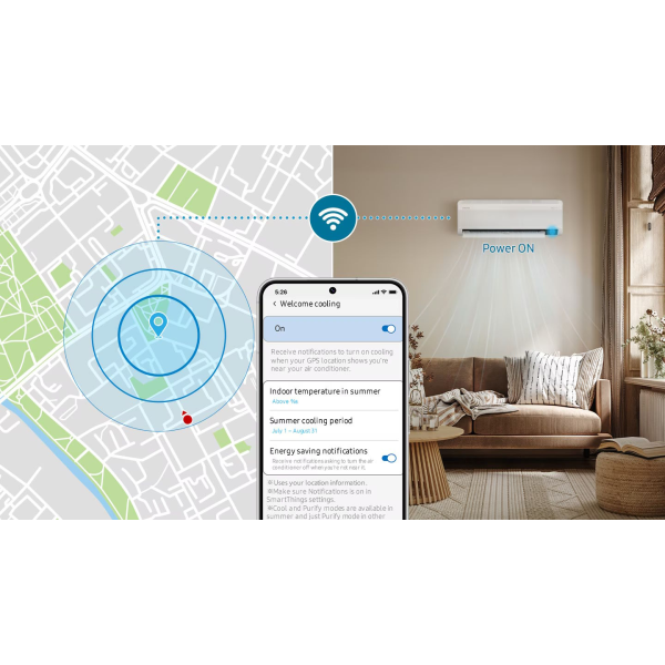 Điều hòa âm trần Samsung Inverter WindFree 1 chiều 23.500 BTU AC071FE1DKF/EA - AC071FCADKF/EA