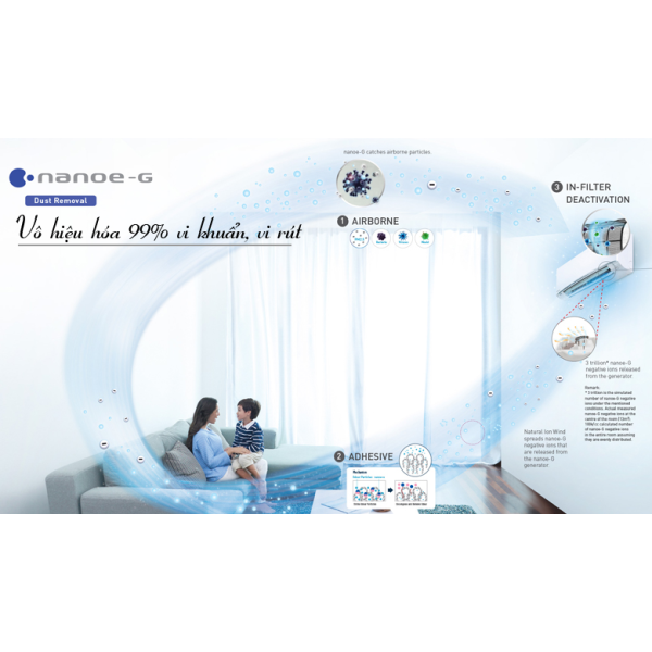 Điều hòa Panasonic 9.000 BTU 1 chiều inverter RU9CKH-8D Mới 2026