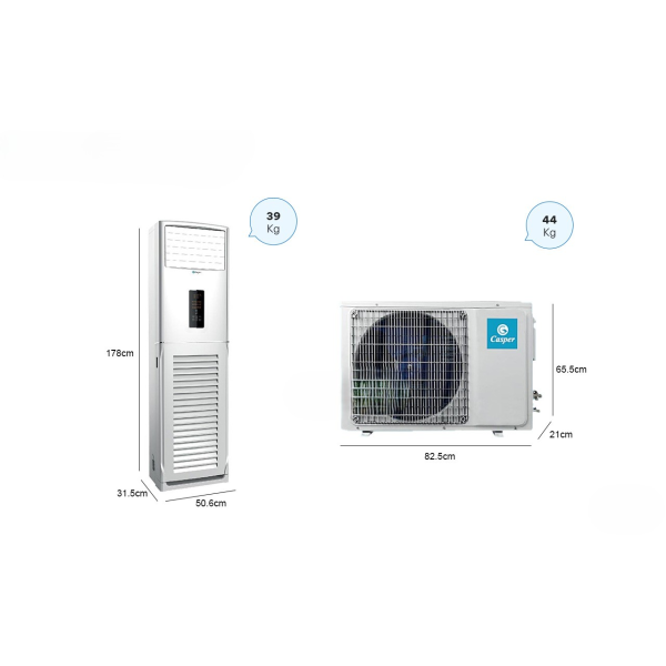 ĐIỀU HÒA TỦ ĐỨNG CASPER MONO 3HP FC-28TL22